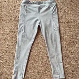 Girls Gray Athletic Works Leggings